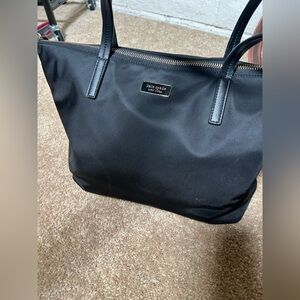 Kate Spade Large Black Nylon Tote